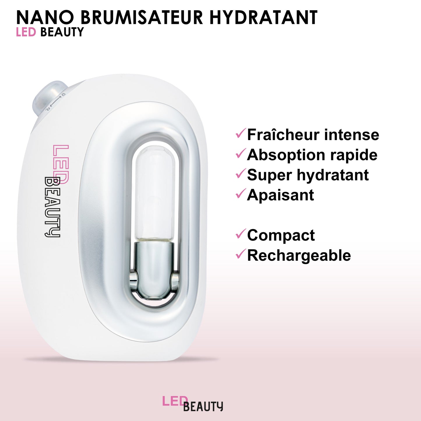 Nano brumisateur hydratant LED BEAUTY